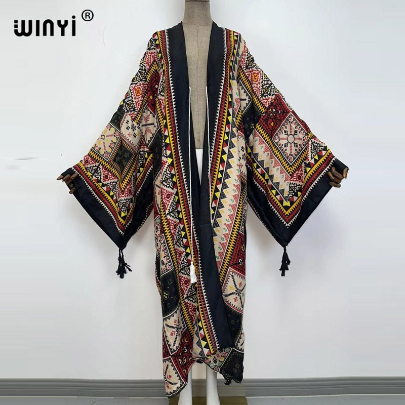 Rich Auntee Boho Kimono