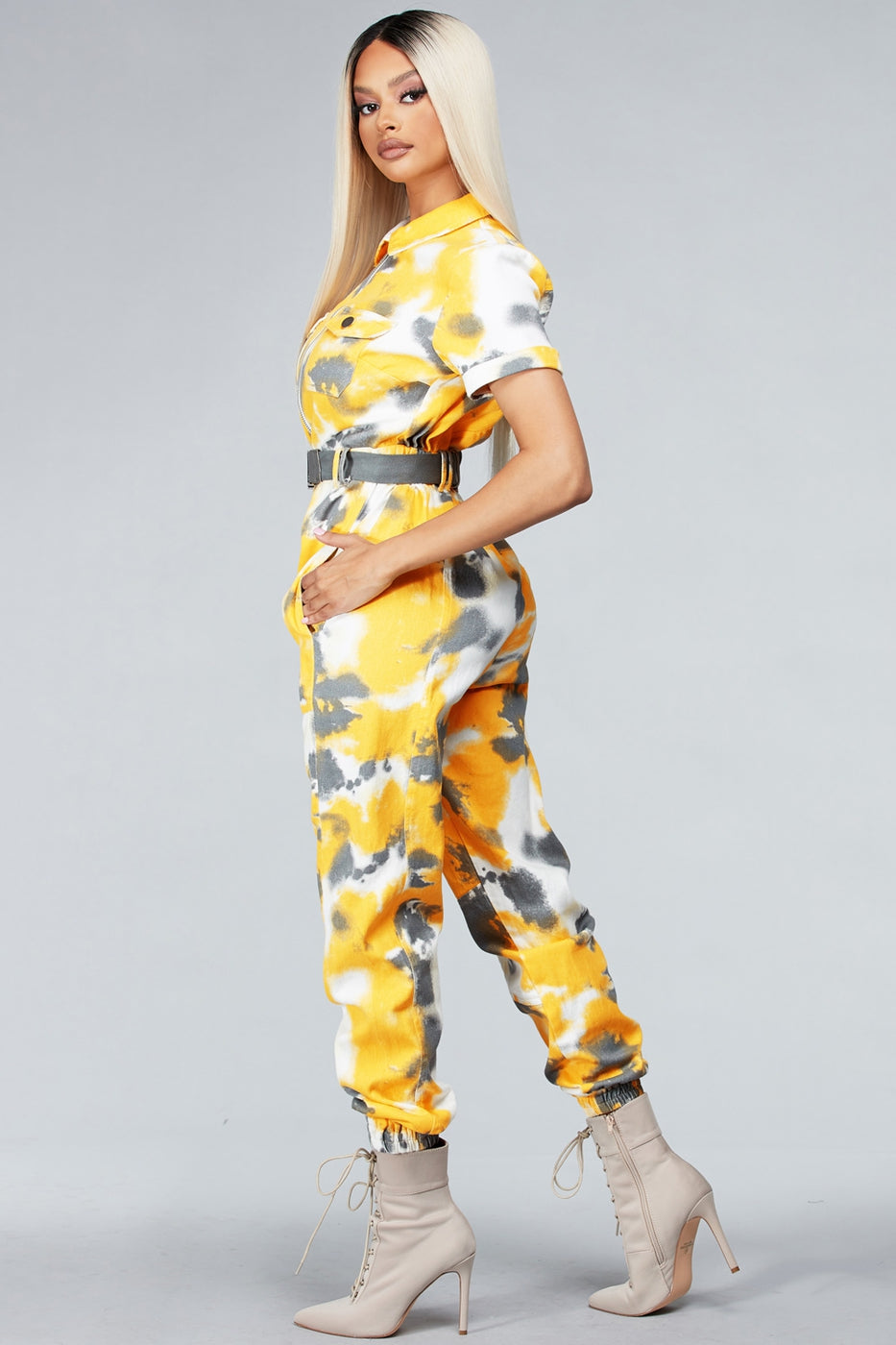 Little love and Tie-dye Jumpsuit