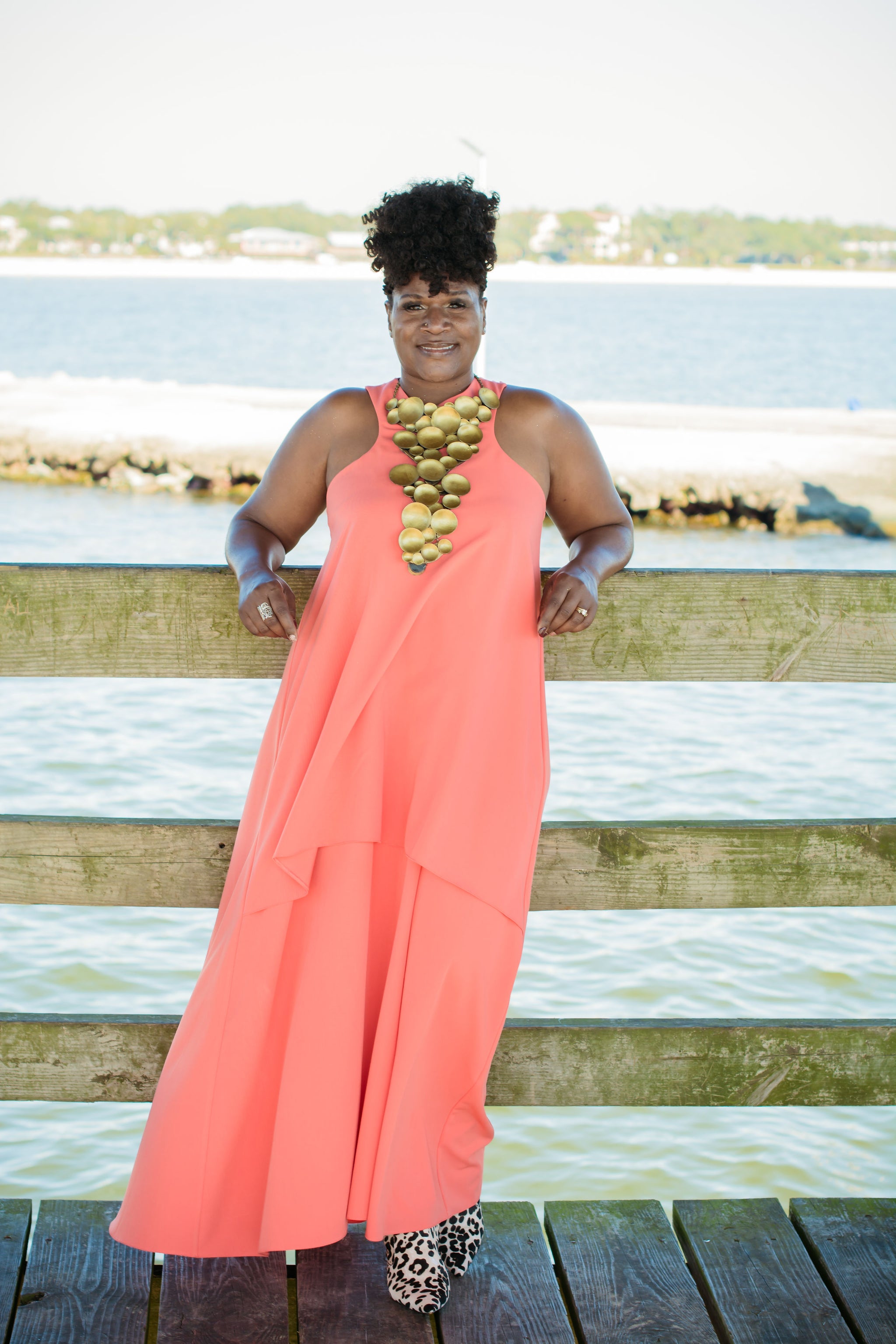 Dazzling Crisscross Maxi Dress