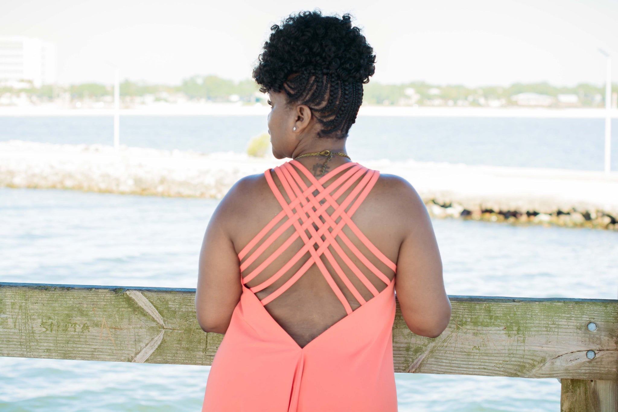 Dazzling Crisscross Maxi Dress