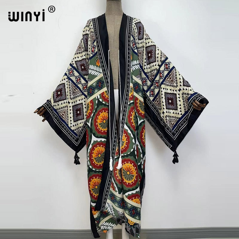 Rich Auntee Boho Kimono