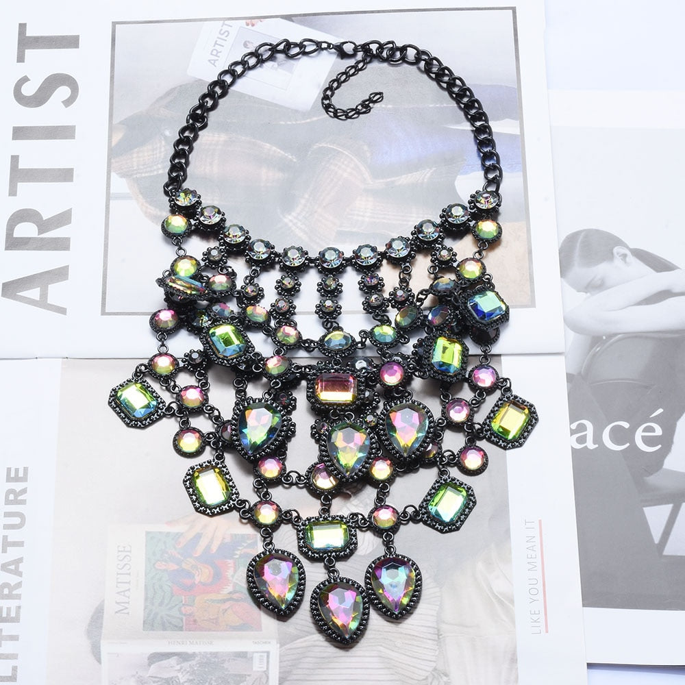 Cristal fabulous  statement necklace