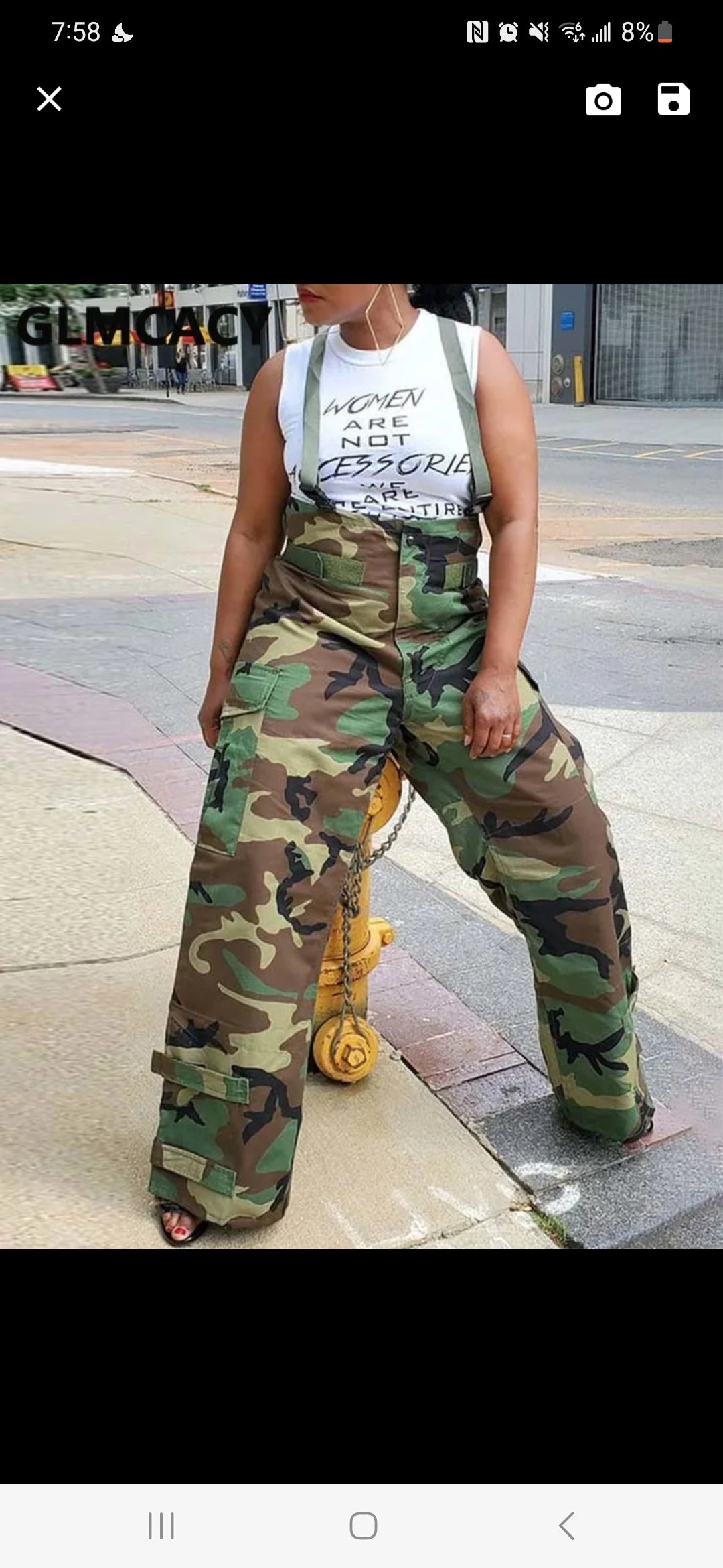 Sista Soldier High Waistline Pants.