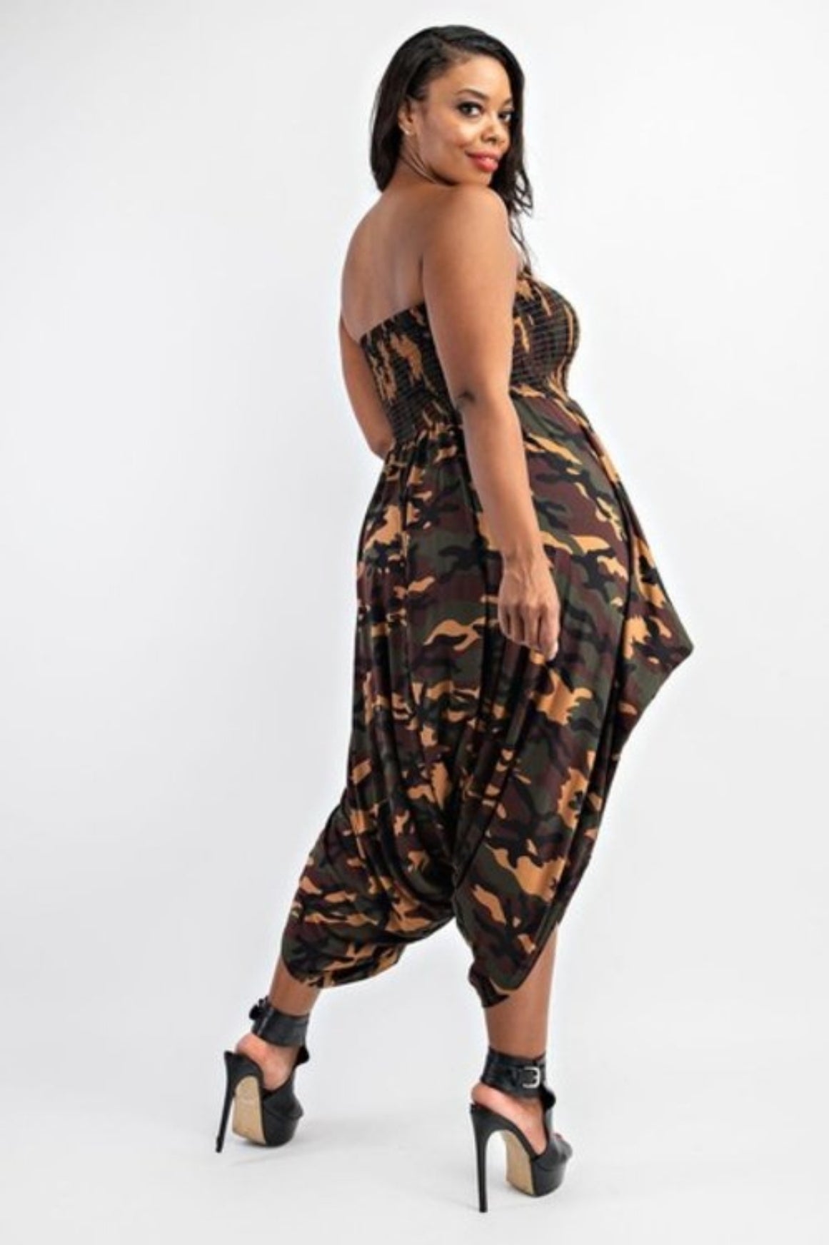 Sister Soldier Strapless Jumpsuit.
